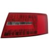 LED zadné svetlá Audi A6 4F sedan 04-08 červené/dymové