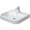 Duravit Happy D.2 - Umývadlo do nábytku 600x505 mm, 1 otvor pre batériu, biela 2318600000