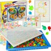 Hračka kreatívne PUZZLE farebné špendlíky CREATIVE MOSAIC