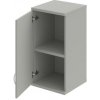 Policová skriňa Strong, L, horná, 40x76,8x40 cm, sivá/sivá - 1 kus - 1 KS - nie - 1 - 60 mesiacov - 1x plné - ľavá - nadstavba - Hobis - sivá - Strong - 40 cm - 76.8 cm - 40 cm - 19.86 kilogramu HOBIS