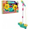 Teddies Mikrofón karaoke plast na batérie so svetlom so zvukom v krabici 38x26x8cm 00665478