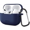 Epico silikónové puzdro na Airpods Pro 2 s karabínou – tmavomodré 9911101600026