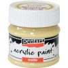 Matná akrylová farba Pentart 50ml - cappuccino/mliečna káva