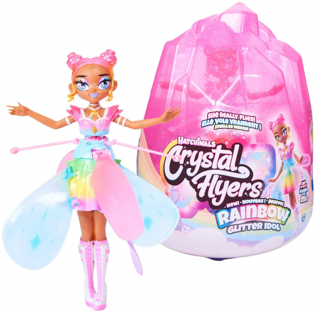 Spin Master Hatchimals Crystal Flyers Dúhová lietajúca víla