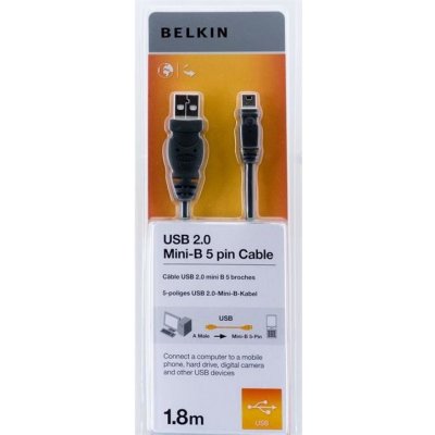Belkin kábel USB 2.0 A/mini B 5-pin, standard, 1,8m od 16 € - Heureka.sk