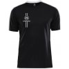 Unihoc ARROW T-shirt black/white XS, čierna / biela