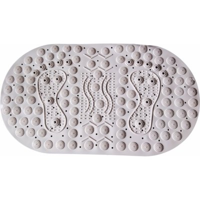 Modom Masážna protišmyková podložka do kúpeľne s magnetmi biela - 70x39 cm