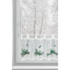 EUROFIRANY KRÁTKA VIANOČNÁ ZÁCLONA NA PÚTKACH XMAS1 30X150 CM VZOROVANÁ