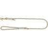 Soft Rope okrúhle tkané vodítko, S-XL: 1.00 m/ 10 mm, šedá/svetlošedá