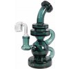 BLAZE Recycle Bong s difúzorom a bangerom 20,5 cm Farba: Morská zelená