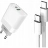 SIEŤOVÁ NABÍJAČKA PRE TELEFÓN RÝCHLA 2X USB USB-C 25W PD QC 3.0