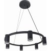Goldlux Paris závesné svietidlo 6x12 W čierna 326201