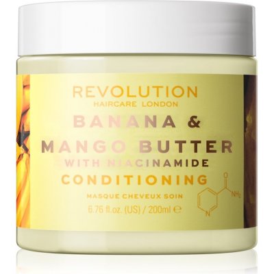Revolution Haircare Hair Mask Banana & Mango Butter intenzívna ošetrujúca maska na vlasy 200 ml