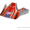 Fox V3 Race visor red, červená, one size