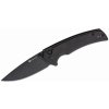 SENCUT Serene Black Aluminum Handle Black Stonewashed D2 Blade S21022B-1