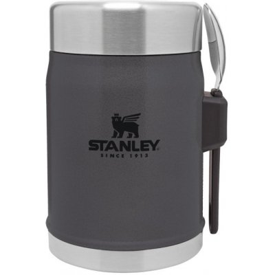 STANLEY The Legendary Food Jar + Spork .4L / 14oz, Charcoal 10-09382-082