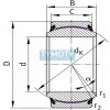 INA GE 30-UK-2RS bezúdržbové kĺbové ložisko ,oceľ/PTFE
