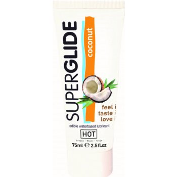 Hot Superglide na vodní bázi Kokos 75 ml