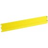 Žltá PVC vinylová soklová podlahová lišta Fortelock Invisible (hadia koža) - dĺžka 46,8 cm, šírka 10 cm, hrúbka 0,67 cm
