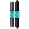 NYX Professional Makeup Wonder Stick kontúrovací a zvýrazňujúci krém v tyčinke 8 g 08 deep rich
