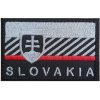 Nášivka SLOVAKIA so SZ 8x5cm - červený pás