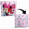 Jerry Fabrics Mikroplyšový vankúš Minnie Purple Polyester 40x40