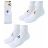 Real Madrid FC Ponožky Real Madrid, členkové, biele, 2 páry, 43–46