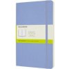 Moleskine Zápisník mäkké dosky B5 linajkový nebesky modrý