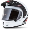 Prilba CASSIDA FormX FlatOut (biela/čierna/červená, čierny matný šilt) M