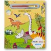 Maľovanie vodou Dinosaury