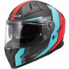 LS2 FF811 VECTOR II C GRID RED CYAN-06 XS