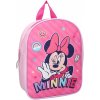 Jednokomorový predškolský batoh Minnie Mouse Vadobag pre dievčatá, ružový, viacfarebný