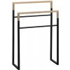 SAPHO SKA stojan na uteráky 550x800x200mm, čierna mat / dub SKA30852784