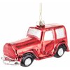 Sklenená Vianočná Guľa Retro Auto