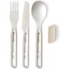 SEA TO SUMMIT Detour Stainless Steel Cutlery Set - [1P] [3 Piece], Grey