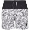 Pánske kúpacie kraťasy Urban Classics Low Block Pattern Swim Shorts XXL