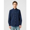 Pánska košeľa WRANGLER OXFORD SHIRT DARK NAVY 112357241 Veľkosť: M Tričko zadarmo pri nákupe nad 120Euro!