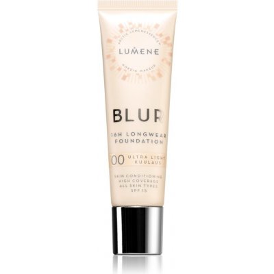 Lumene Blur 16h Longwear dlhotrvajúci make-up SPF 15 odtieň 00 Ultra Light 30 ml