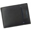 Pánska kožená peňaženka Pierre Cardin čierno-modrá 078806 RFID