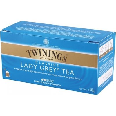 Twinings čaj Lady Grey 12 x 25 x 2 g