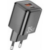 Rychlonabíjecí adaptér Awei PD-66-EU 35W, GaN, černá