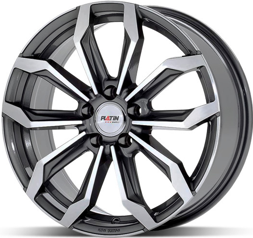 Platin P98 7,5x18 5x108 ET49 gunmetal polished