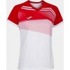 Joma Dámsky dres SUPERNOVA II T-SHIRT WHITE-RED S/S Veľkosť: XL
