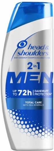 Head&Shoulders For Men Total Care 2v1 šampón proti lupinám 400 ml