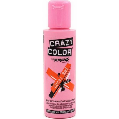 Trvalá farba Coral Red Crazy Color 57 100 ml