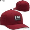 Fox šiltovka Non Stop tech flexfit, tmavo červená, L/XL