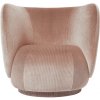 Ferm Living Rico Devoré Velvet Blush otočné svetloružové