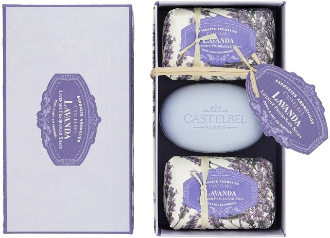 Castelbel mydla Levanduľa 3 x 150 g darčeková sada