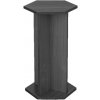 Diversa stolík pod akvárium 29x29x67 cm šedý dub šesťuholníkový