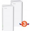 Tenda Nova MX15 Pro (2-pack) WiFi 6 AX5400 Mesh Gigabit system, 6x GLAN/GWAN, WPA3, VPN, CZ app